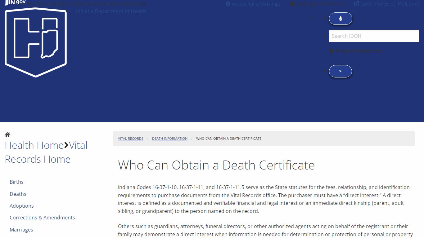 Who Can Obtain a Death Certificate - Vital Records